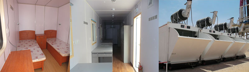 野營(yíng)房客廳，野營(yíng)房走廊